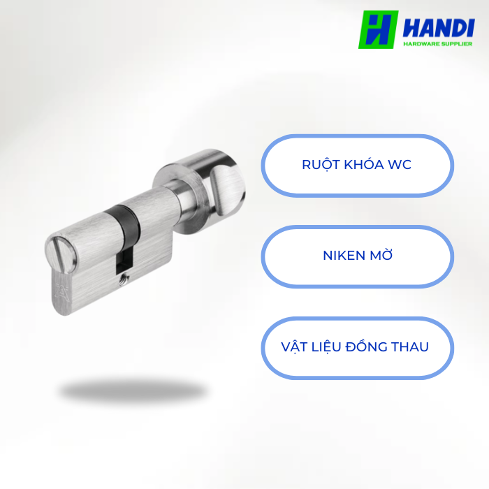 Mô tả ruột khóa cho cửa phòng vệ sinh hafele 916.96.407