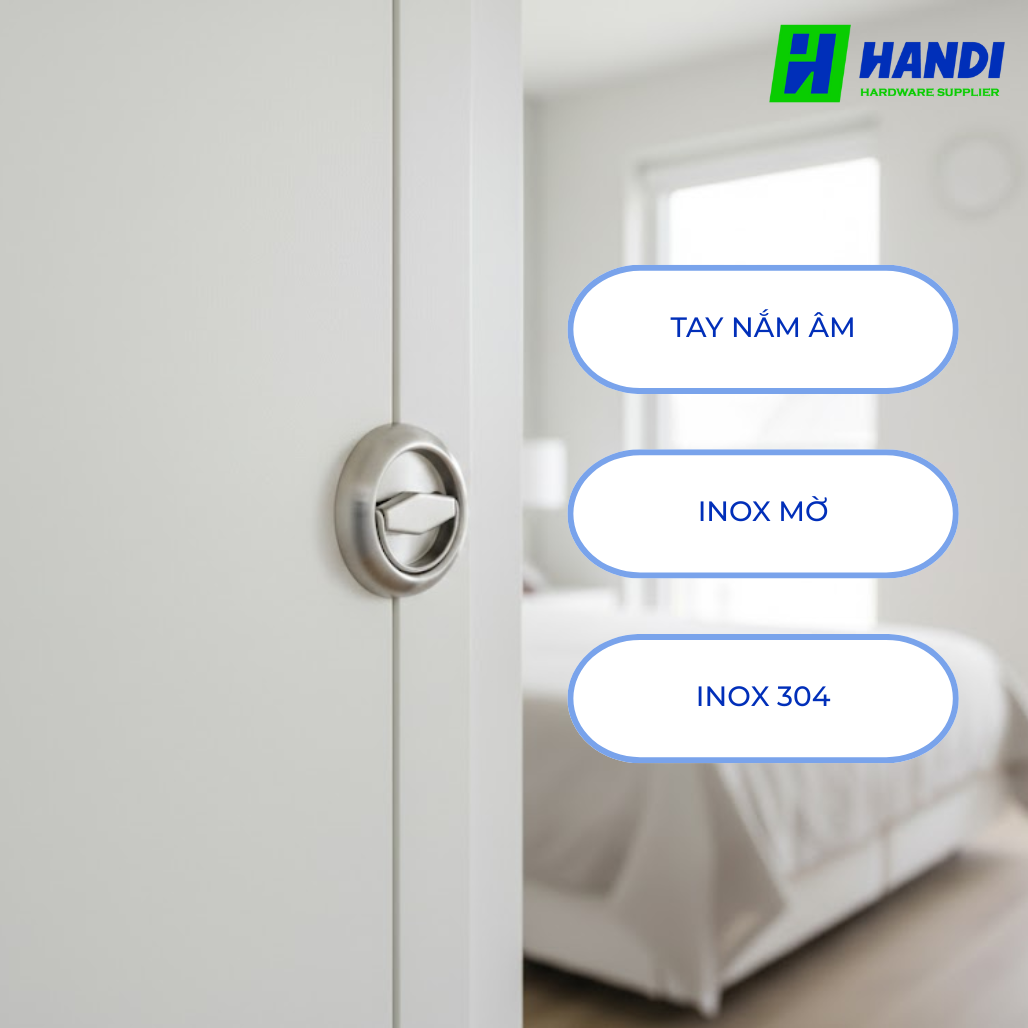 Mô tả tay nắm âm cho cửa kéo hafele 902.00.592