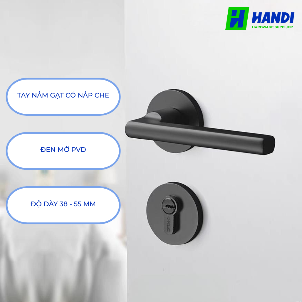 Mô tả tay nắm gạt cho cửa phòng hafele 903.92.559 