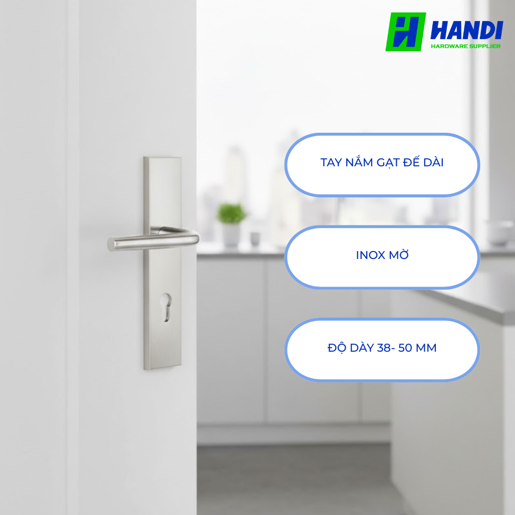 Mô tả Tay nắm gạt cho cửa phòng HAFELE 903.98.465