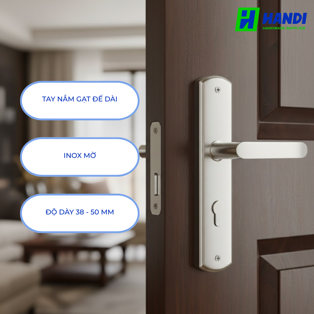 Mô tả tay nắm gạt cho cửa phòng hafele 903.98.467 