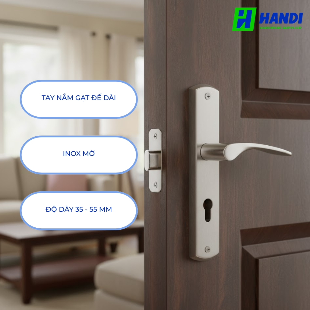 Mô tả tay nắm gạt cho cửa phòng hafele 903.98.473