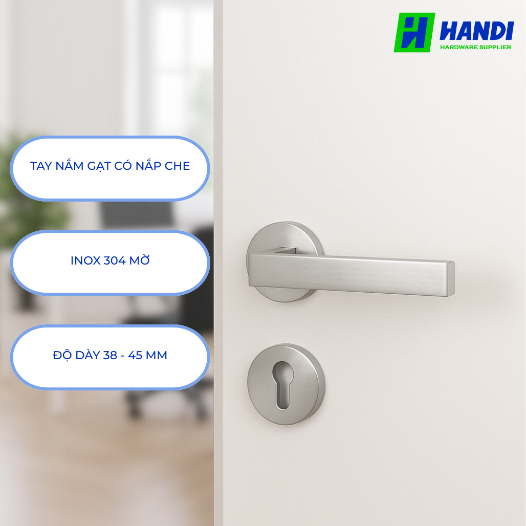 Mô tả tay nắm gạt cho cửa phòng hafele 903.99.033 