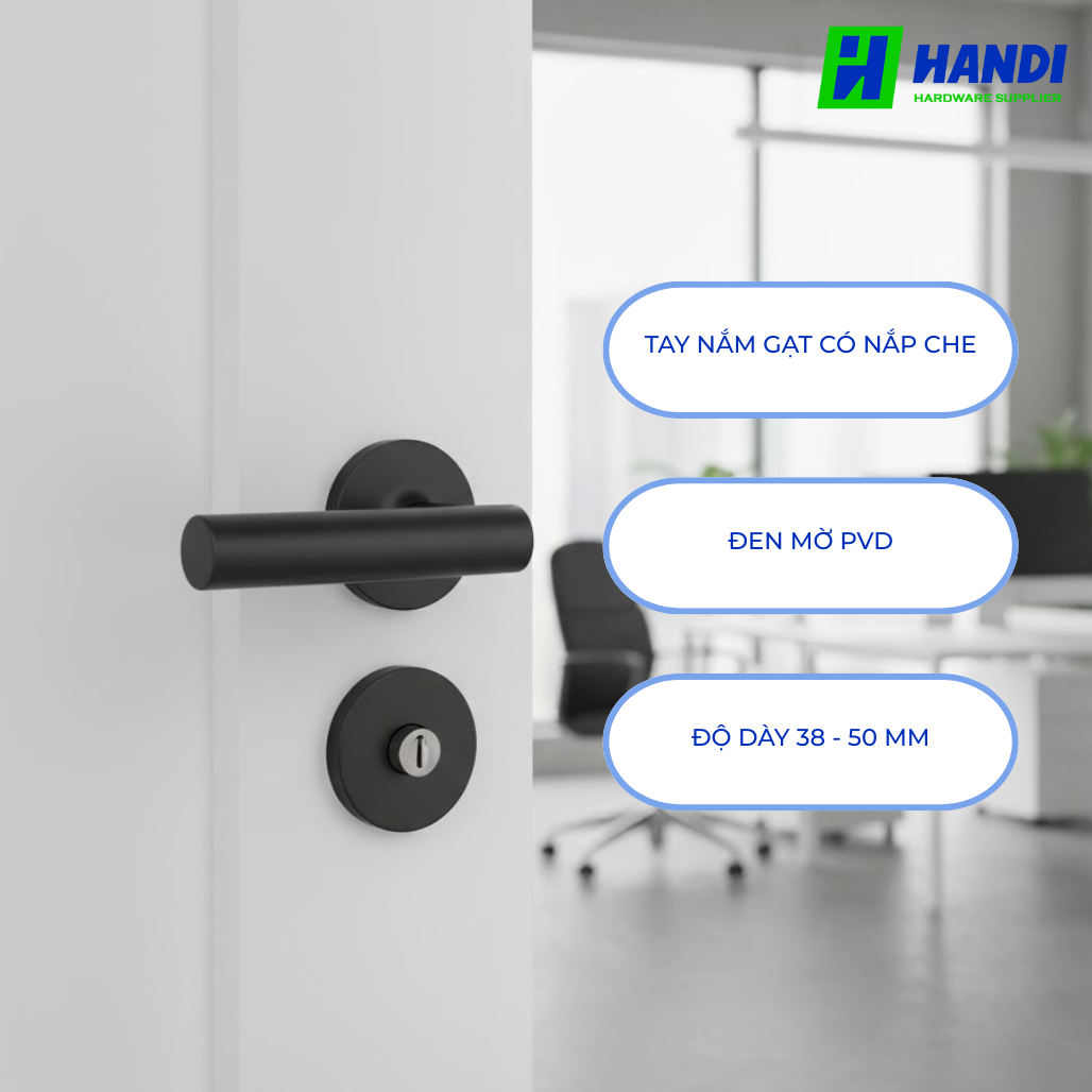 Mô tả tay nắm gạt cho cửa phòng hafele 903.99.368