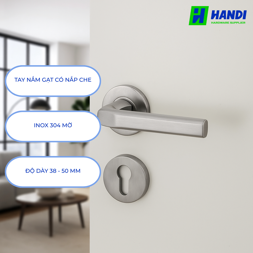 Mô tả tay nắm gạt cho cửa phòng hafele 903.99.977