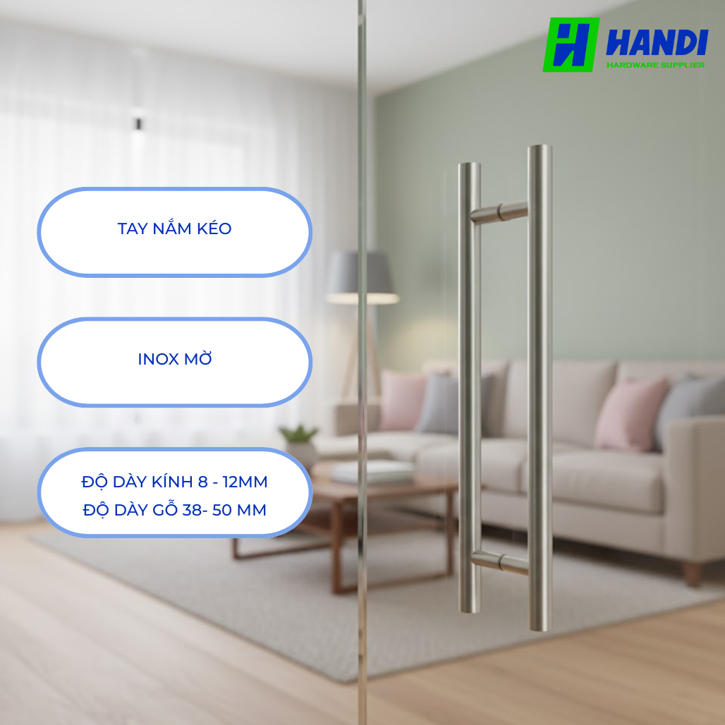 Mô tả tay nắm kéo cho cửa phòng hafele 903.01.803