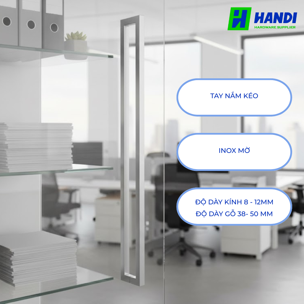 Mô tả tay nắm kéo cho cửa phòng hafele 903.02.000