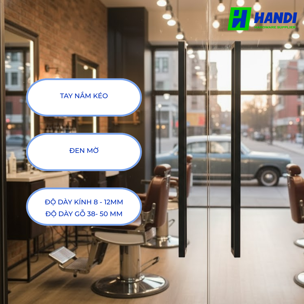 Mô tả tay nắm kéo cho cửa phòng hafele 903.08.501