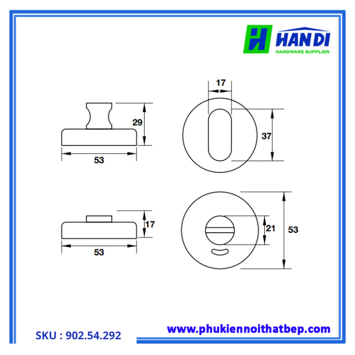 thiết kế chốt vệ sinh hafele 902.54.292