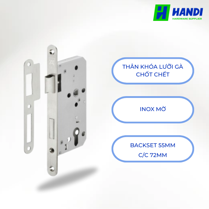 Mô tả thân khóa lưỡi gà HAFELE 911.02.153