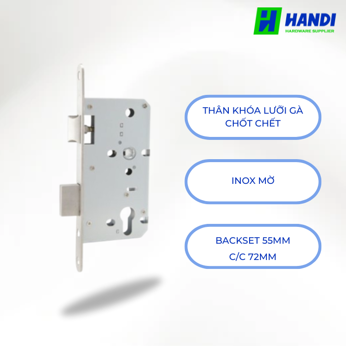 Mô tả thân khóa lưỡi gà hafele 911.02.799