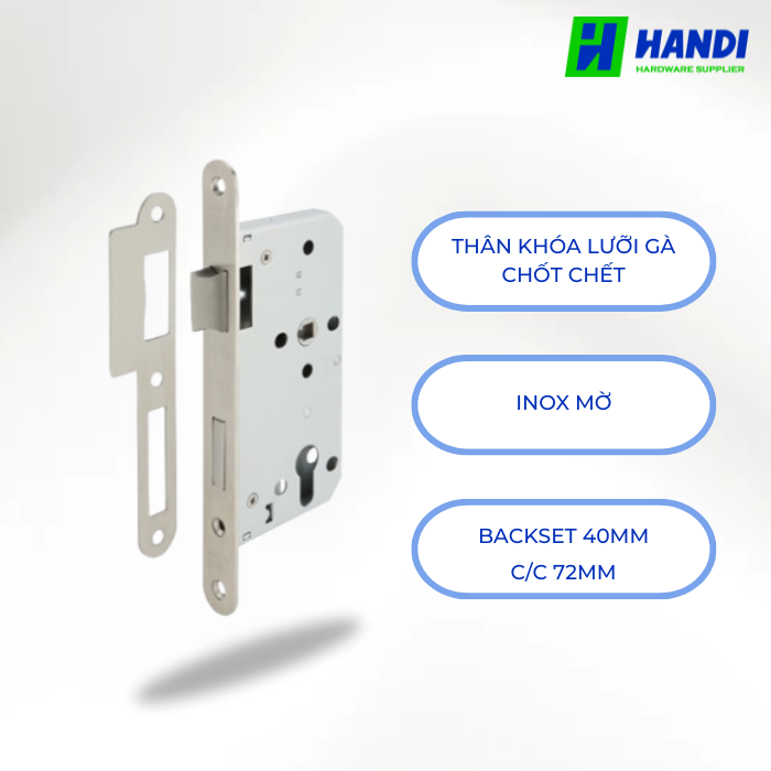 Mô tả thân khóa lưỡi gà hafele 911.03.514