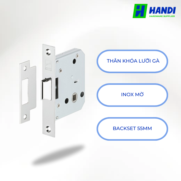 Mô tả thân khóa lưỡi gà HAFELE 911.23.370