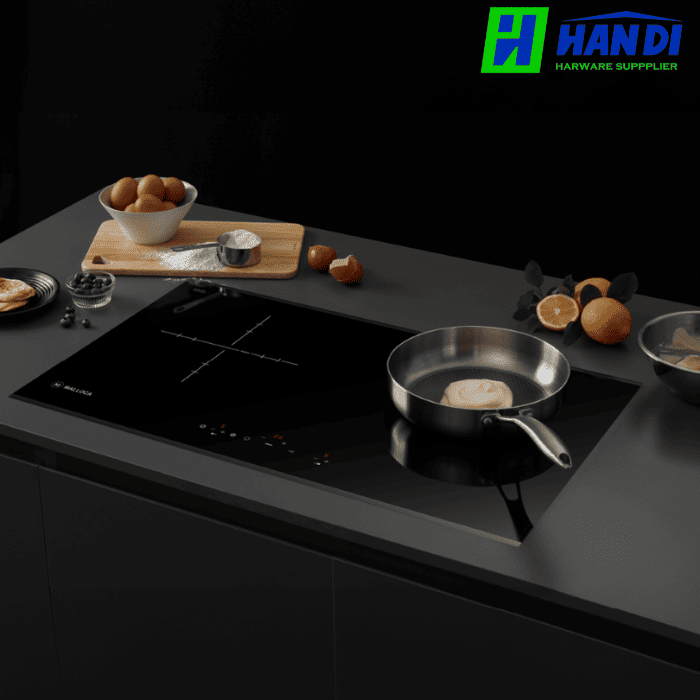 Bếp từ kết hợp hồng ngoại 2 vùng nấu MALLOCA MIR 772