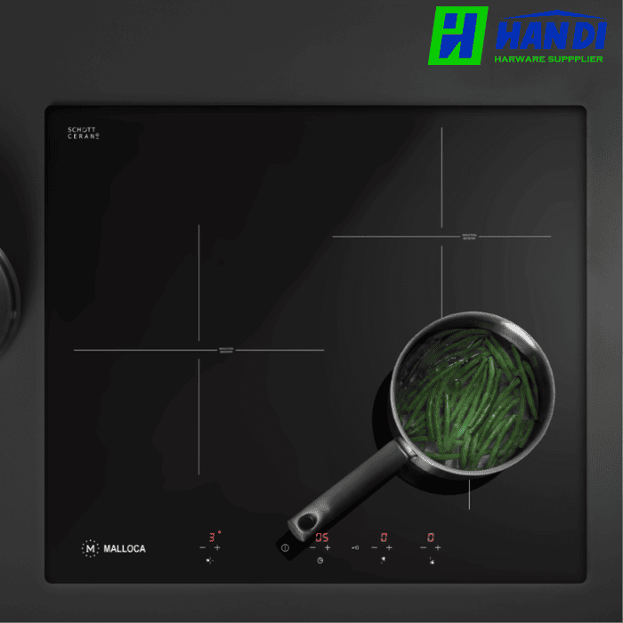 Bếp từ 3 vùng nấu MALLOCA MI 593 BN