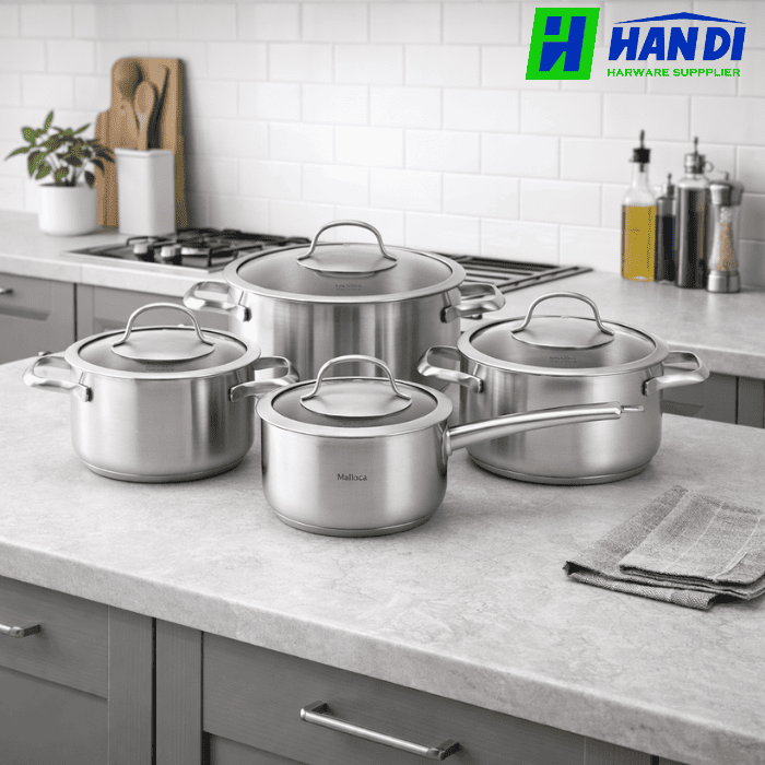 Bộ nồi inox 8 món MALLOCA SA-4002