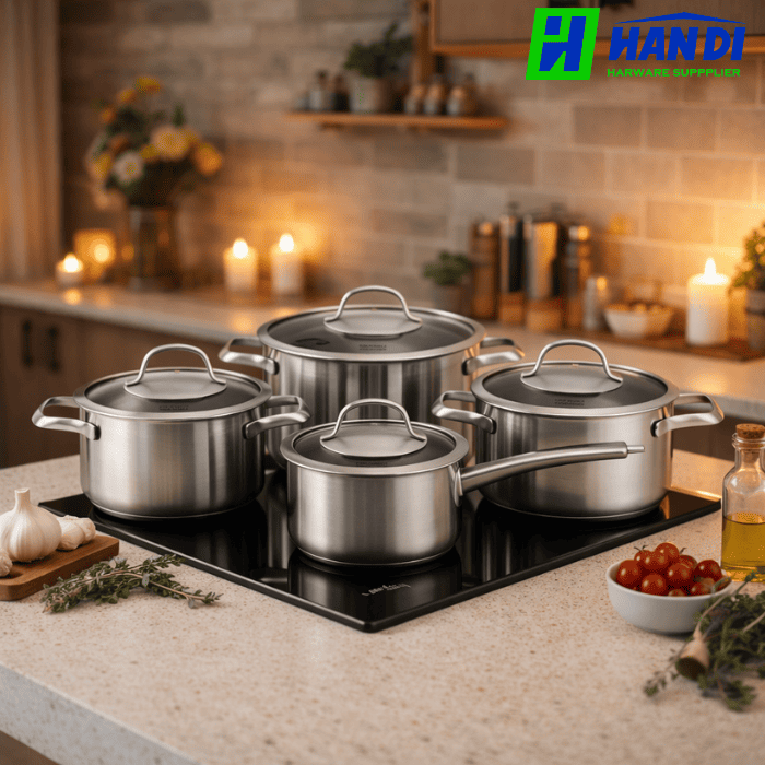 Bộ nồi inox 8 món MALLOCA SA-4002