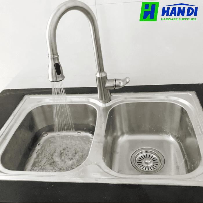 Chậu rửa chén 2 hố inox 304 MALLOCA MS 1001 NEW