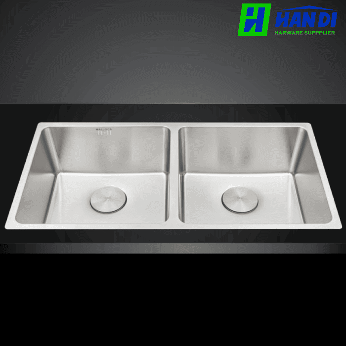 Chậu rửa chén 2 hố inox 304 MALLOCA MS 6075
