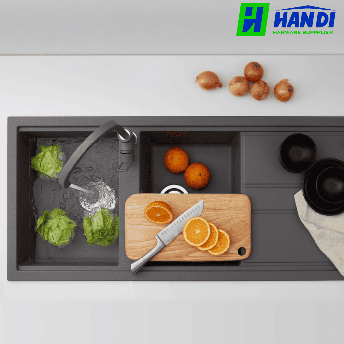 Chậu rửa chén đá MALLOCA TITANIUM K-50073