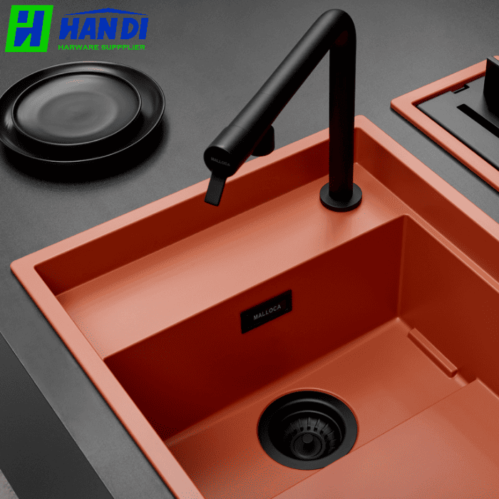 Chậu rửa chén đá MALLOCA MYST K83S, MYST K83L