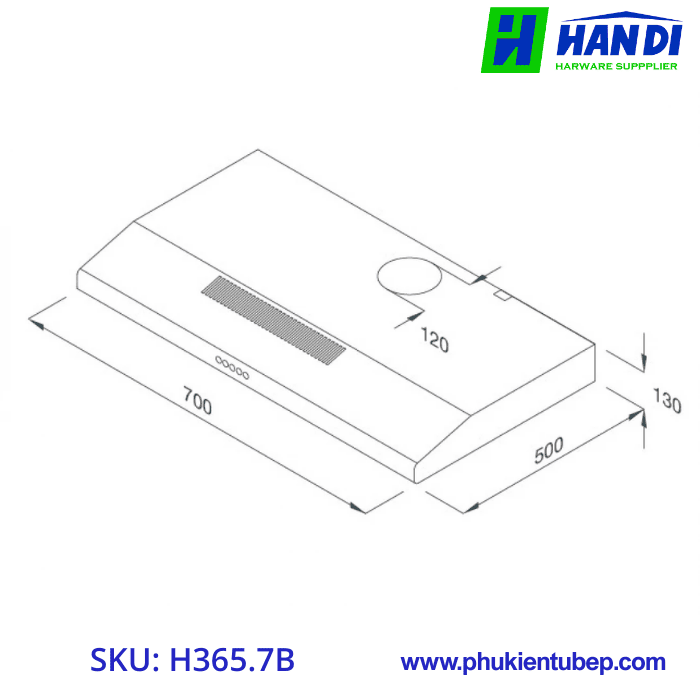 Máy Hút Mùi Classic MALLOCA H365.7B