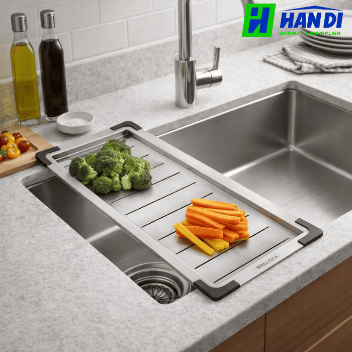 Rổ inox cao cấp MALLOCA RỔ INOX L-20