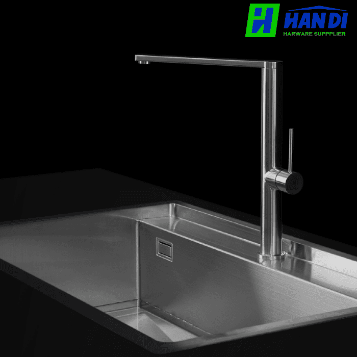 Vòi rửa chén nóng lạnh inox 304 MALLOCA K061-SS