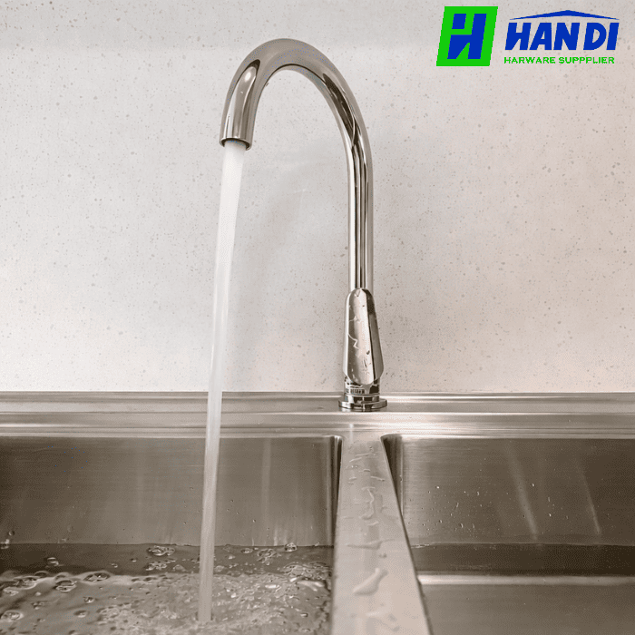Vòi rửa chén lạnh đồng thau MALLOCA K1603CL