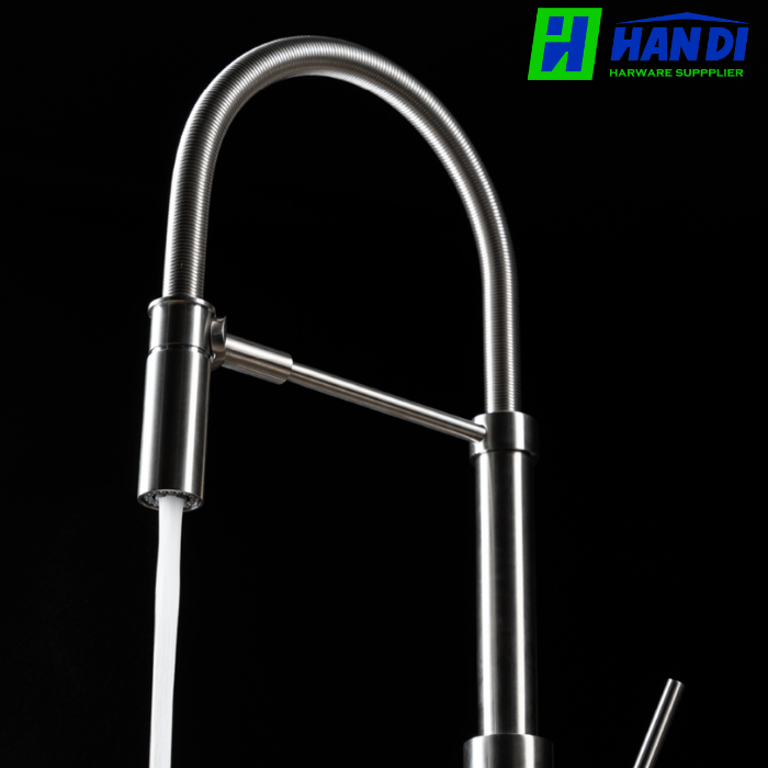 Vòi rửa chén nóng lạnh MALLOCA LuxSteel K088-CS