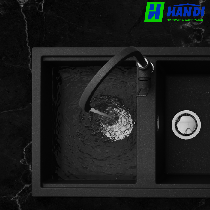 Vòi rửa chén nóng lạnh đồng thau MALLOCA MF-040