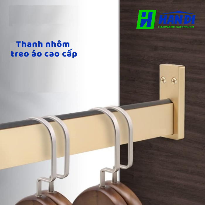 Thanh nhôm treo áo cao cấp