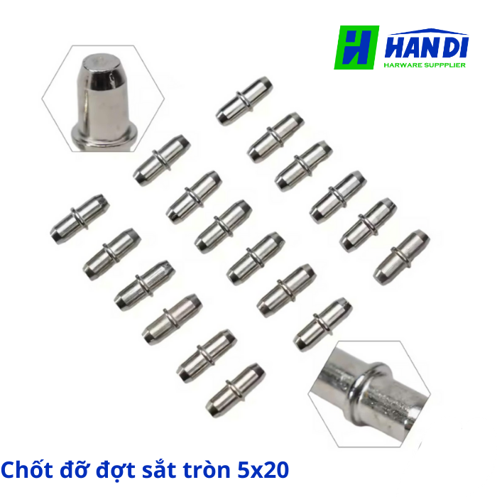 Chốt đỡ đợt sắt tròn 5x20