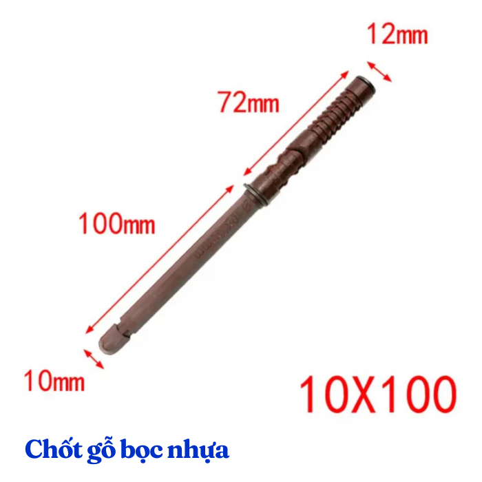 Chốt gỗ bọc nhựa