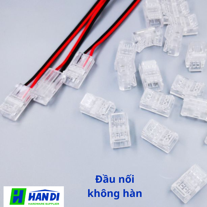Đầu nối không hàn, trong suốt - xuyên sáng