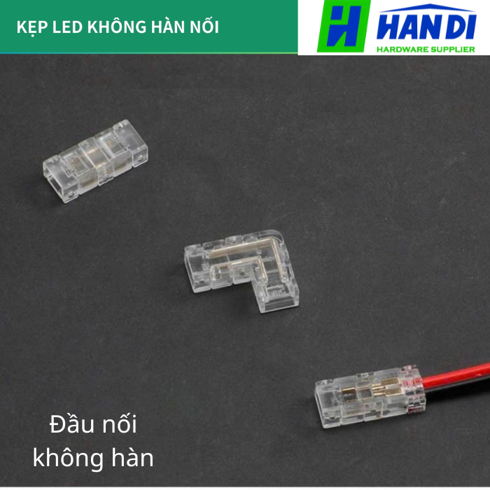 Đầu nối không hàn, trong suốt - xuyên sáng