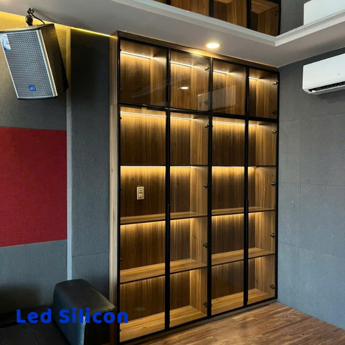 Đèn LED silicol tích hợp LED liền thanh 10mm*10mm