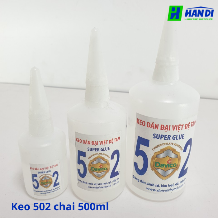 Keo 502 chai 500ml