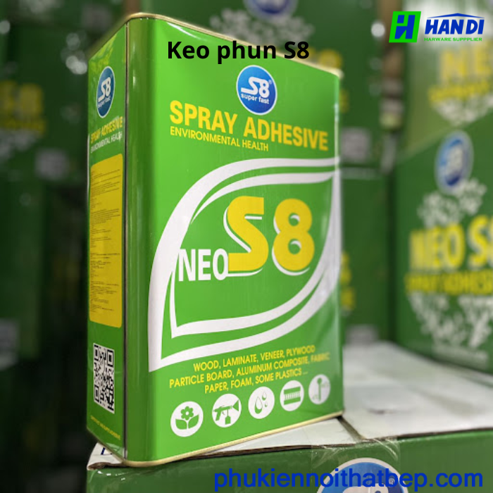 Keo phun S8 thùng 10 kg