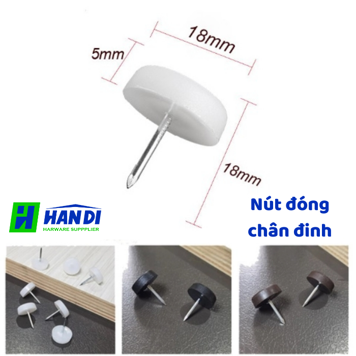 Nút chân đinh đóng bàn ghế gói 1000 cái