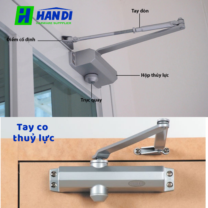 Tay Co Thủy Lực ZUB Cho Cửa 40kg, 60kg, 80kg