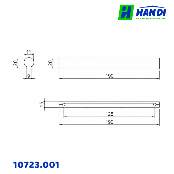 Tay Nắm Đũa Ivan 09610.128