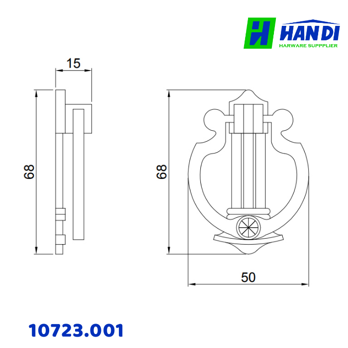 Tay nắm tủ IVAN 10723.001