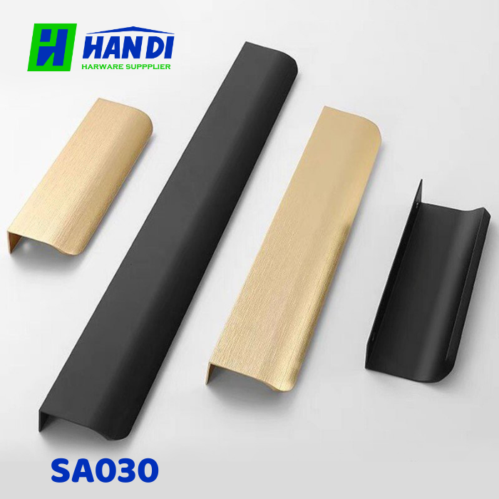 Tay nắm cửa TN SA030 Đen/Vàng Gold