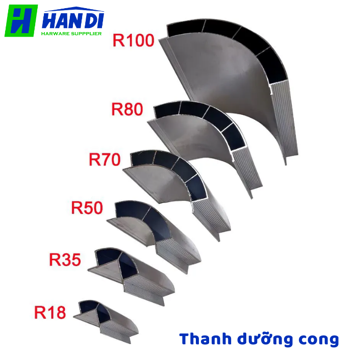 Thanh dương cong nhôm định hình cao cấp