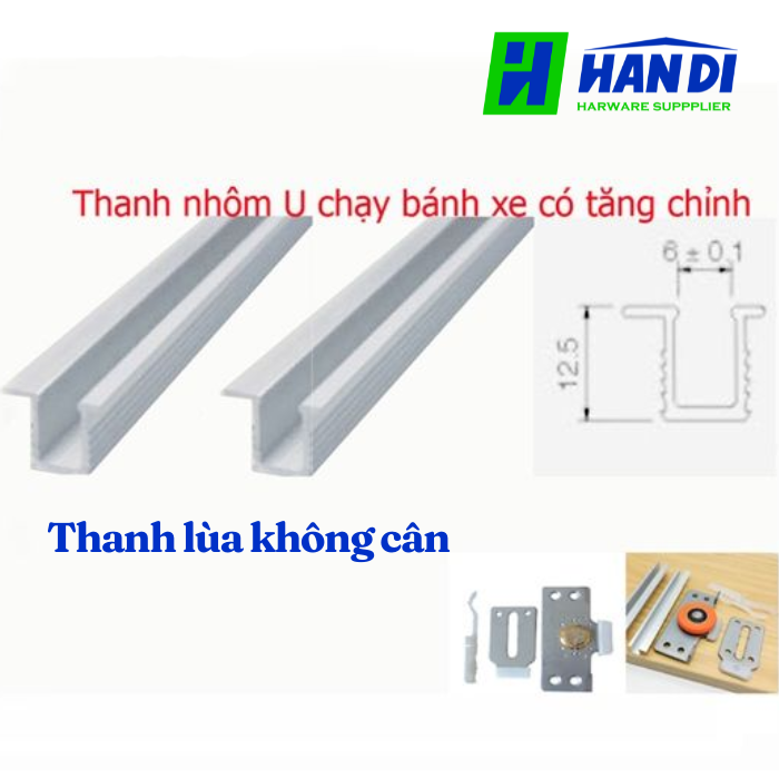 Ray lùa U-U thanh dài 3m