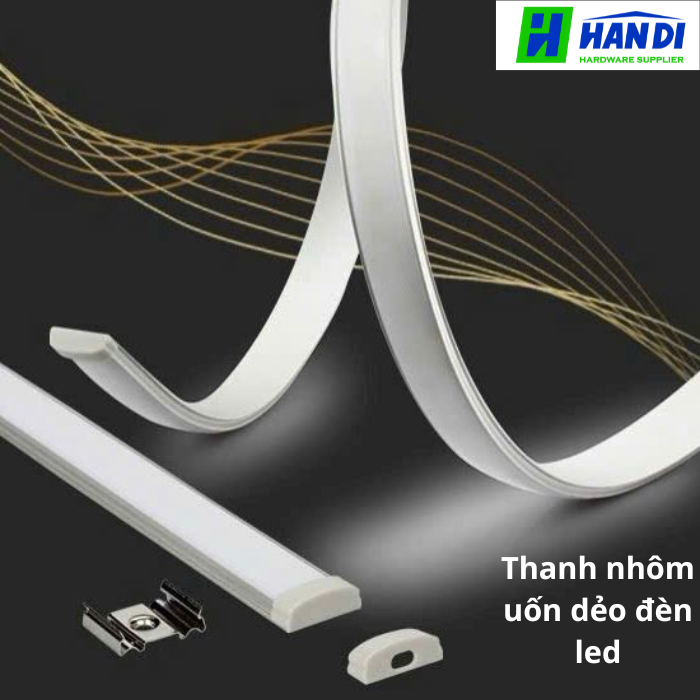 Thanh nhôm uốn dẻo đèn led