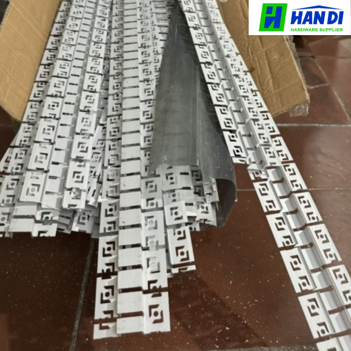 Thanh nhôm Zic zắc uốn cong kèm mặt nhựa PVC