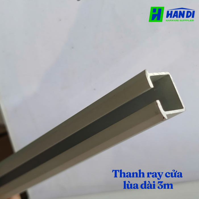 Thanh ray cửa lùa dài 3m