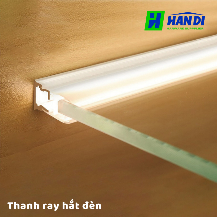 Thanh ray hắt đèn dành cho đợt kính 10x10mm